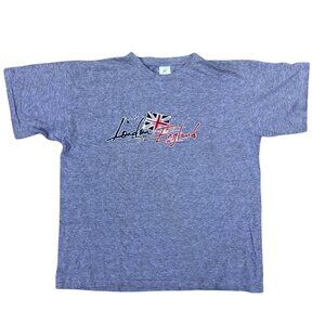 B&C Collection London England UK T Shirt Men's XL Grey Short Sleeve Vintage Top 
